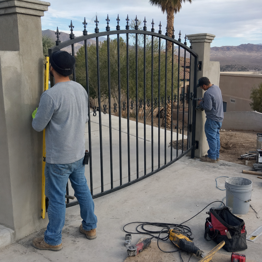 professional gate installation service in Las Vegas, NV